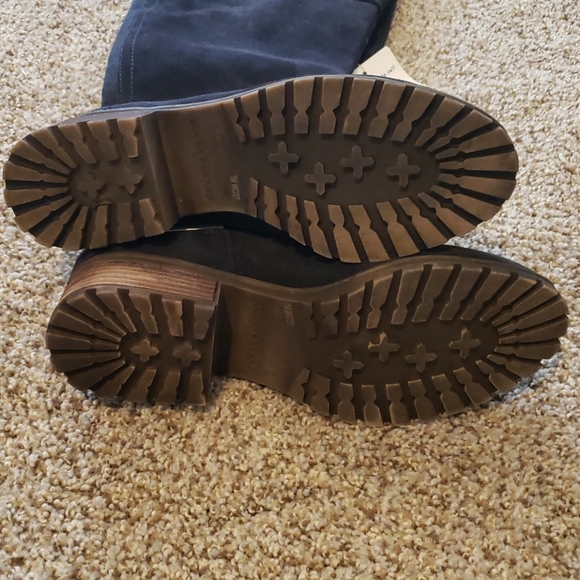 Lucky Harleen Over the Knee Boot, Blue Wide Calf - Picture 3 of 8